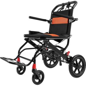 Vevor Wheelchair Aluminum Alloy Transport Chair Foldable 18-In W Seat 220lbs Vevor Wheelchair Aluminum Alloy Transport Chair Foldable 18-In W Seat 220lbs