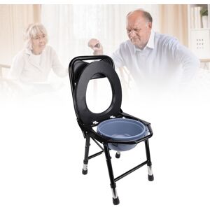 Bedside Commode Toilet Chair Sturdy Folding Frame Height Adjustable Stainles Baj Bedside Commode Toilet Chair Sturdy Folding Frame Height Adjustable Stainles Baj