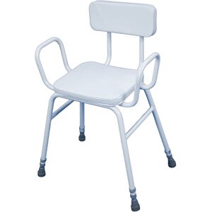Aidapt Malling Perching Stool With Arms & Padded Back - Assisted Living Vg837 Aidapt Malling Perching Stool With Arms & Padded Back - Assisted Living Vg837