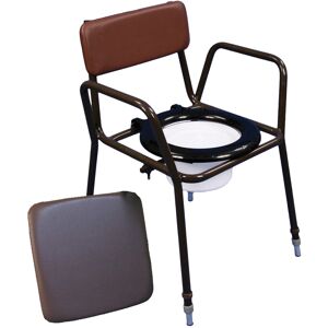 Aidapt Norfolk Height Adjustable Chemical Commode Chair - Vr235 Aidapt Norfolk Height Adjustable Chemical Commode Chair - Vr235
