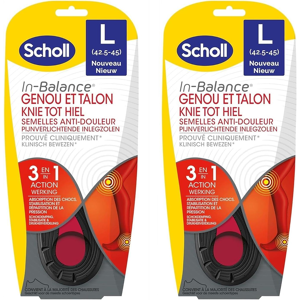 Does Not Apply Pack Of 2 In-Balance Pain Relief Knee & Heel Insoles Size 3 - L 42.5-45 Does Not Apply Pack Of 2 In-Balance Pain Relief Knee & Heel Insoles Size 3 - L 42.5-45