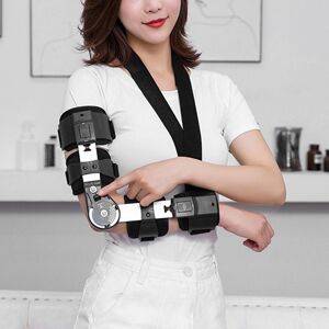 Hinged Elbow Brace With Strap Sling Adjustable Aluminium Alloy Elbow Support Ecm Hinged Elbow Brace With Strap Sling Adjustable Aluminium Alloy Elbow Support Ecm