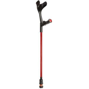 Mobility Smart Flexyfoot Comfy Grip Ergonomic Shock Absorbing Open Cuff Crutch Red Left Mobility Smart Flexyfoot Comfy Grip Ergonomic Shock Absorbing Open Cuff Crutch Red Left