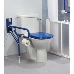 Akw 1800 Series Support Leg Folding Grab Rail 765mm Length Blue Akw 1800 Series Support Leg Folding Grab Rail 765mm Length Blue