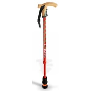 Mobility Smart Flexyfoot Shock Absorbing Cork Handle Walking Stick Height Adjustable Red Mobility Smart Flexyfoot Shock Absorbing Cork Handle Walking Stick Height Adjustable Red