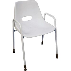 Aidapt Milton Stackable Portable Shower Chair - Fixed Height Aidapt Milton Stackable Portable Shower Chair - Fixed Height