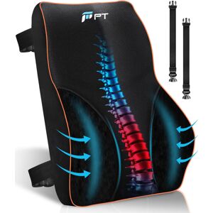 Pootack Lumbar Support Cushion – Ergonomic Memory Foam Back Pillow For Body Reli Pootack Lumbar Support Cushion – Ergonomic Memory Foam Back Pillow For Body Reli