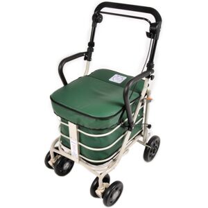 Prestige Walking /shopping Trolley With Seat & Armrest - Green (Fully Assembled) Prestige Walking /shopping Trolley With Seat & Armrest - Green (Fully Assembled)