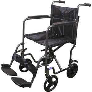 Aidapt Aluminium Compact Transit Chair / Wheelchair - Hammered Effect Aidapt Aluminium Compact Transit Chair / Wheelchair - Hammered Effect
