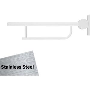 Armitage Shanks Contour 21 Hinged Arm Wall Support Grab Rail 800mm Stainless Armitage Shanks Contour 21 Hinged Arm Wall Support Grab Rail 800mm Stainless