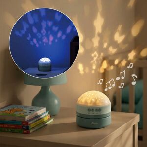 Alecto White Noise Machine Baby Night Light Projector Sleep Soother Sensor 7 Levels Alecto White Noise Machine Baby Night Light Projector Sleep Soother Sensor 7 Levels