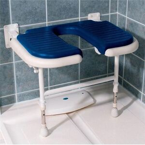 Akw 4000 Series Extra Wide Horseshoe Padded Seat Blue Akw 4000 Series Extra Wide Horseshoe Padded Seat Blue