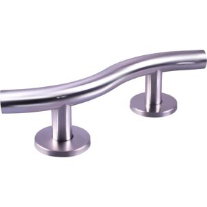 Aidapt Stainless Steel Curved Bathroom Grab Bar,Polished Steel Finish Rust Resi Aidapt Stainless Steel Curved Bathroom Grab Bar,Polished Steel Finish Rust Resi