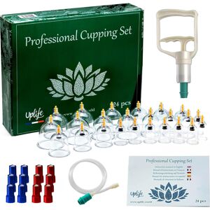 Chinese Cupping Therapy Set, 24 Vacuum Air Suction Cups With Pumping Handle, Ant Chinese Cupping Therapy Set, 24 Vacuum Air Suction Cups With Pumping Handle, Ant