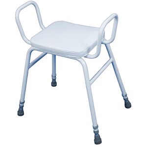 Aidapt Malling Perching Stool With Arms Height Adjustable Padded Seat Aidapt Malling Perching Stool With Arms Height Adjustable Padded Seat