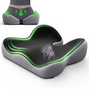 Benazcap Large Seat Cushion Memory Foam Office Chair Cushions,Back Support Press Benazcap Large Seat Cushion Memory Foam Office Chair Cushions,Back Support Press