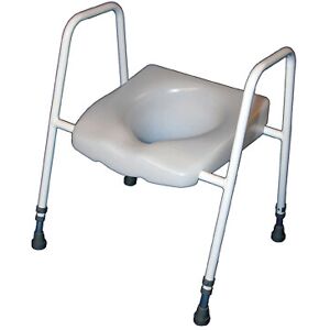 Aidapt President Raised Toilet Seat & Frame With Arms Height Adjustable Aidapt President Raised Toilet Seat & Frame With Arms Height Adjustable