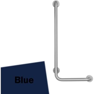 Armitage Shanks Contour 21 L/h Angled Grab Rail Blue 90cm X 40cm S647436 Graded Armitage Shanks Contour 21 L/h Angled Grab Rail Blue 90cm X 40cm S647436 Graded