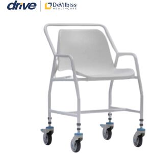 Drive Tilton Height Adjustable Height Mobile Shower Chair 4 Brakes - 142-4 Drive Tilton Height Adjustable Height Mobile Shower Chair 4 Brakes - 142-4