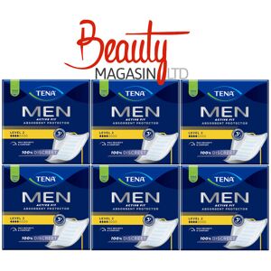 Tena Men Level 2 Absorbent Protector - 6 Packs Of 20 (Total 120 Pads) Tena Men Level 2 Absorbent Protector - 6 Packs Of 20 (Total 120 Pads)