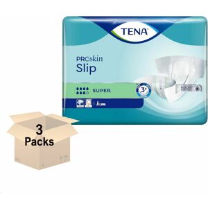 3x Tena Proskin Incontinence Slip Super - Small - Pack Of 30 - 2100ml 3x Tena Proskin Incontinence Slip Super - Small - Pack Of 30 - 2100ml