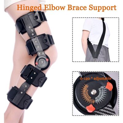 Vns 120° Hinged Rom Elbow Brace Leg Support Splint Orthosis Orthotics Band Pad Belt Vns 120° Hinged Rom Elbow Brace Leg Support Splint Orthosis Orthotics Band Pad Belt
