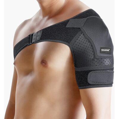 Thx4copper Adjustable Shoulder Brace-Compression Support L-Xl, Black Thx4copper Adjustable Shoulder Brace-Compression Support L-Xl, Black