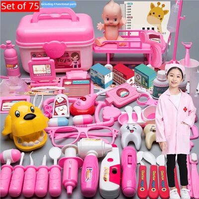 Does Not Apply Kids Doctor Nurse Role Play Set Medical Kit Stethoscope Toy Does Not Apply Kids Doctor Nurse Role Play Set Medical Kit Stethoscope Toy
