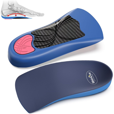 Branded Plantar Fasciitis Heel Insoles Inserts - 3/4 Arch Support Anti-Slip Cushions Fo Branded Plantar Fasciitis Heel Insoles Inserts - 3/4 Arch Support Anti-Slip Cushions Fo