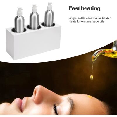 Care+ Oil Warmer Dispenser 3 Bottles Massage Oil Warmer Constant Temperature Control Care+ Oil Warmer Dispenser 3 Bottles Massage Oil Warmer Constant Temperature Control