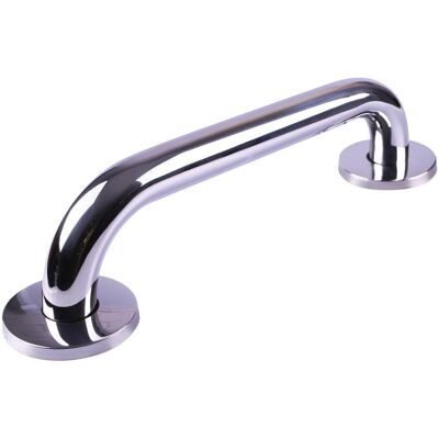 Aidapt Stainless Steel Handrail 30cm - Handrail & Wall Bracket Aidapt Stainless Steel Handrail 30cm - Handrail & Wall Bracket