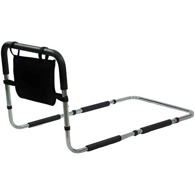 Gr8 Home Adjustable Bed Rail Assist Handle Grab Bar Steel 136kg Elderly Safety Support Gr8 Home Adjustable Bed Rail Assist Handle Grab Bar Steel 136kg Elderly Safety Support