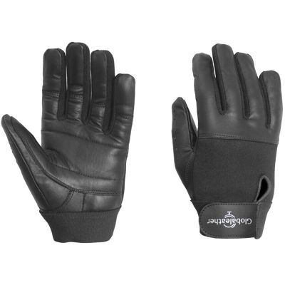 Global Leather Globaleather Full Fingered Classic Wheelchair Gloves Black Medium Global Leather Globaleather Full Fingered Classic Wheelchair Gloves Black Medium