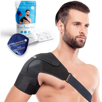 Branded Shoulder Support For Women And Men, Shoulder Brace Includes Hot And Cold Gel Pac Branded Shoulder Support For Women And Men, Shoulder Brace Includes Hot And Cold Gel Pac