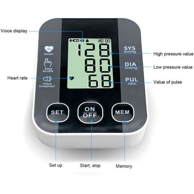Care+ Blood Pressure Machine High Accuracy Voice Broadcast Automatic Intelligent Lw Care+ Blood Pressure Machine High Accuracy Voice Broadcast Automatic Intelligent Lw