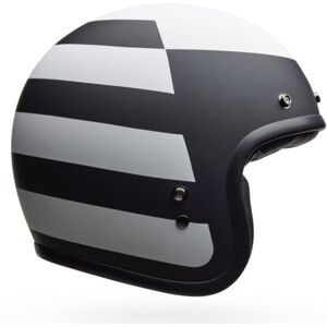 Bell Custom 500 Parlor Ece 22.06 Open Face Moto Helmet Matt Black / White Bell Custom 500 Parlor Ece 22.06 Open Face Moto Helmet Matt Black / White