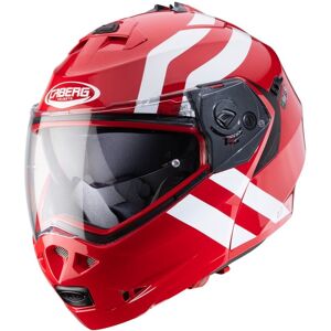Caberg Duke 2 Super Legend Flip-Up Motorcycle Motorbike Helmet Red / White - Xs Caberg Duke 2 Super Legend Flip-Up Motorcycle Motorbike Helmet Red / White - Xs
