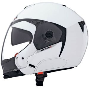 Caberg Hyper X Plain Full Face Motorcycle Motorbike Helmet Metal White - Xs Caberg Hyper X Plain Full Face Motorcycle Motorbike Helmet Metal White - Xs