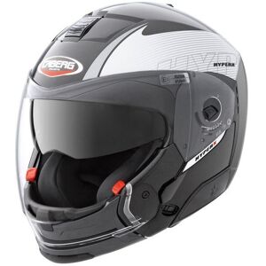 Caberg Hyper X Mod Full Face Motorcycle Motorbike Helmet Black / Silver - Xs Caberg Hyper X Mod Full Face Motorcycle Motorbike Helmet Black / Silver - Xs