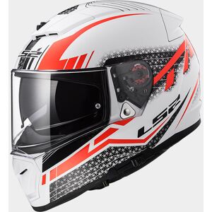 Ls2 Ff390 White / Red Xxs (51-52cm)Full Face Motorbike Dvs Helmet With Bluetooth Ls2 Ff390 White / Red Xxs (51-52cm)Full Face Motorbike Dvs Helmet With Bluetooth