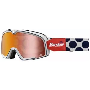 100% Mx Goggles Barstow Hayworth Red Mirror Mtb Motocross Quad Atv 100% Mx Goggles Barstow Hayworth Red Mirror Mtb Motocross Quad Atv