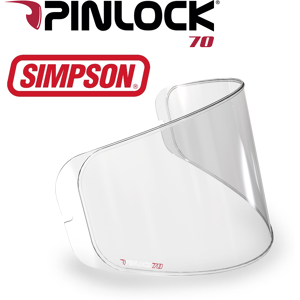 Simpson Ghost Motorcycle Helmet Max Vision Pinlock Insert Anti-Fog Lens Simpson Ghost Motorcycle Helmet Max Vision Pinlock Insert Anti-Fog Lens