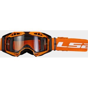 Ls2 Aura Enduro Goggles Black / Orange With Clear Lens For Motorcycle Helmets Ls2 Aura Enduro Goggles Black / Orange With Clear Lens For Motorcycle Helmets