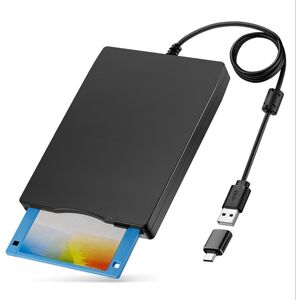 Sodial 2x(Floppy Disk Reader 3.5 Inch External Usb Type A&c Floppy Disk Drive1785 Sodial 2x(Floppy Disk Reader 3.5 Inch External Usb Type A&c Floppy Disk Drive1785