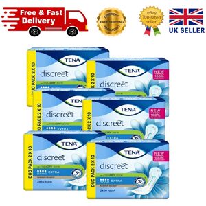 Tena Discreet Extra Pads Duo 2x10 (Pack-6) Tena Discreet Extra Pads Duo 2x10 (Pack-6)