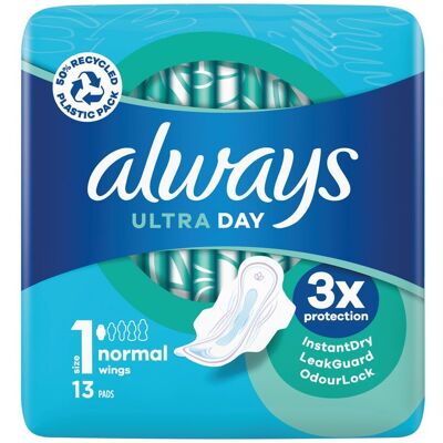 Always Ultra Day Sanitary Pads Always Ultra Day Sanitary Pads