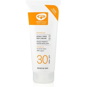 Green People Scent Free Sun Cream Spf30 200ml Natural, Organic Sunscreen Ec Green People Scent Free Sun Cream Spf30 200ml Natural, Organic Sunscreen Ec