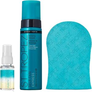 St Tropez Tan Bestseller Bundle, Purity Face Mist 14ml, Express Mousse 200 St Tropez Tan Bestseller Bundle, Purity Face Mist 14ml, Express Mousse 200