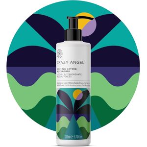 Crazy Angel Vegan Self-Tan Lotion (Medium/dark Tan). Made In Uk. 200ml. Crazy Angel Vegan Self-Tan Lotion (Medium/dark Tan). Made In Uk. 200ml.
