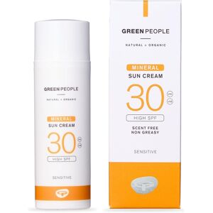 Green People Mineral Sun Cream Spf30 With Zinc Oxide - Non Comedogenic, For Fac Green People Mineral Sun Cream Spf30 With Zinc Oxide - Non Comedogenic, For Fac